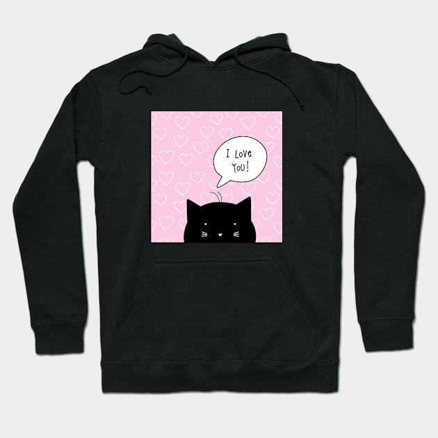 I love you, valentine's design Hoodie by LeonART